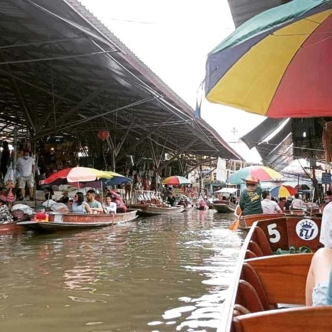 All-in-One Market Experience: Railway & Floating Wonders - Amphawa at 2:00 p.m., the calmer finish