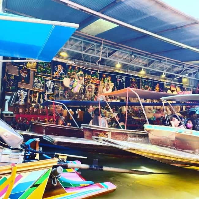 All-in-One Market Experience: Railway & Floating Wonders - Damnoen Saduak, canals, shops, and optional paddle boats
