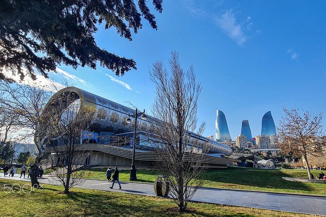 Baku City Sights Guided Night Walking Tour with Funicular - The walk back through Baku’s historic center