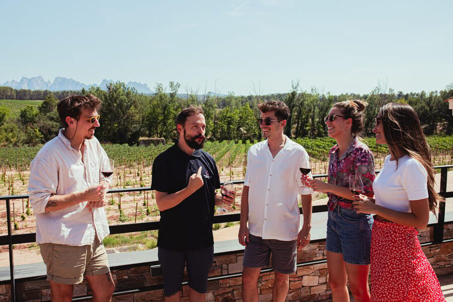 Barcelona: Montserrat with Winery, Lunch, and Train Options - Oller del Mas, a castle with wine in its cellar