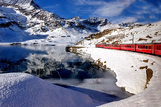 Bernina Express Train and St. Moritz Day Tour from Milan - Morteratsch Glacier and Alpine scenery