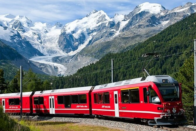 Bernina Red Train And St Moritz Tour from Milan - Tirano and the Madonna di Tirano sanctuary
