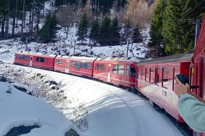 Bernina Red Train, Swiss Alps & St Moritz From Milan - Meeting the coach beside Milano Centrale