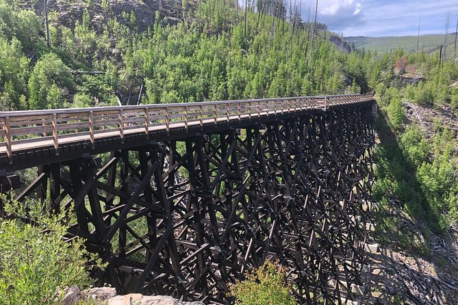 Bicyle Tour on Historical Kettle Valley Railway from Myra Canyon to Penticton - Rock ovens and the 489-metre Adria Tunnel
