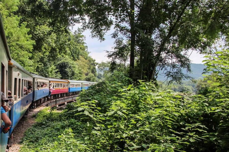 BKK : Private Tour River Kwai Bridge & Train to Krasae Cave - Walking into Krasae Cave