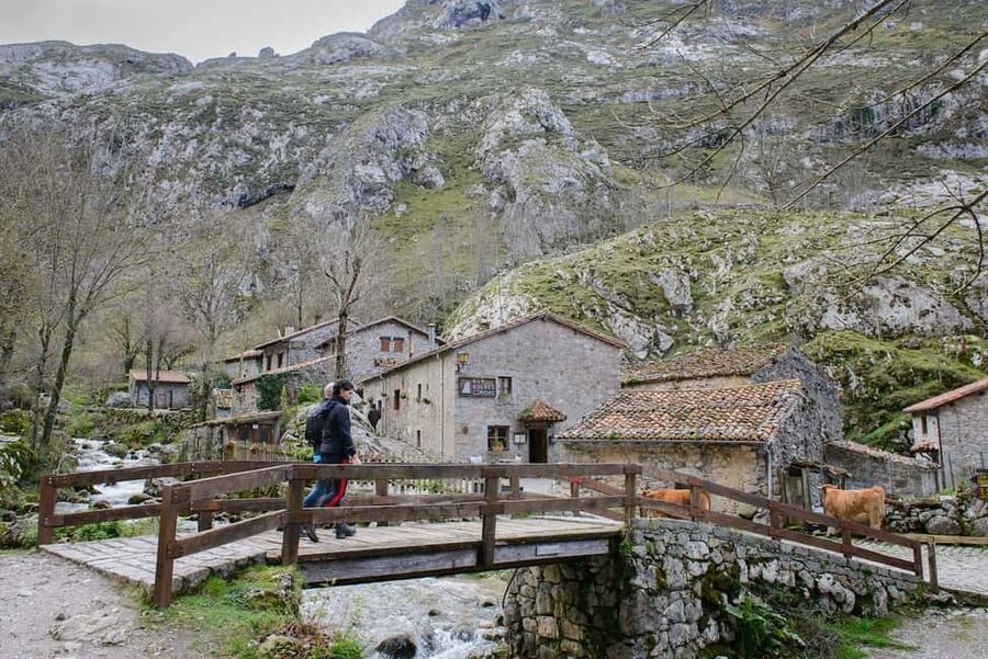 Bulnes: Excursion with funicular and Cabrales cheese cave in the Picos de Europa - The ride from Oviedo or Cangas de Onís