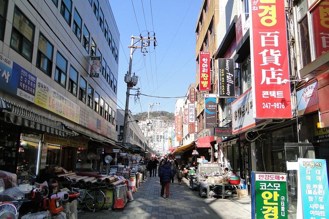 Busan day trip including Gamcheon culture village from Seoul by KTX train - Jagalchi Market shows Busan’s working side