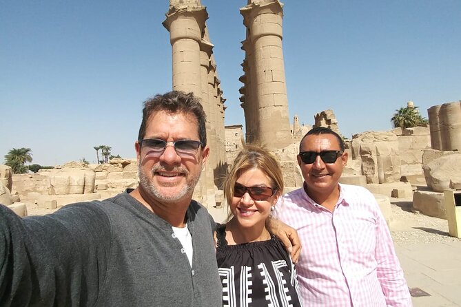Cairo : Luxor Full Day Guided Tour & Overnight SLEEPER Train Rounded trip - Luxor Temple after the crowds and heat of the day
