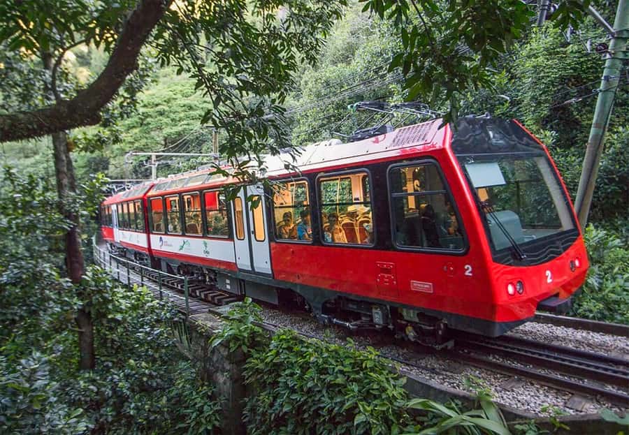 Christ the Redeemer Entry Ticket by Corcovado Train - Arriving beneath Christ the Redeemer