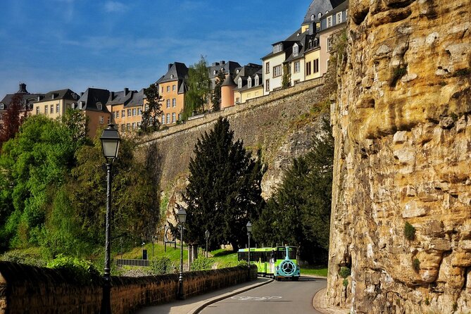 City Train in the old town of Luxembourg - Petruss Casemates and the Spanish-era defenses