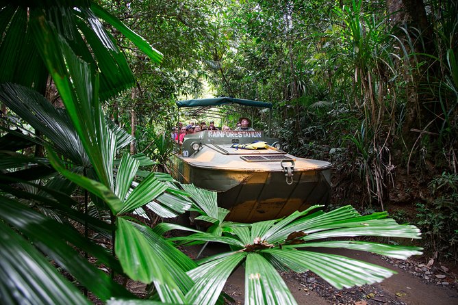 Classic Kuranda by Skyrail and Scenic Railway, Rainforestation & lunch. CKB - Rainforestation Nature Park in three busy hours