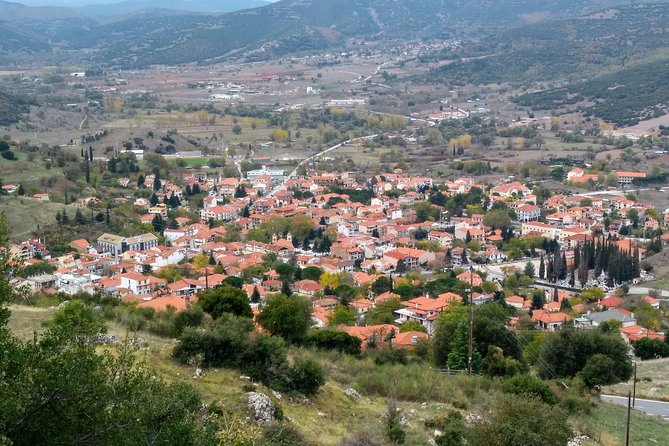 Corinth, Cave of Lakes, Odontotos Railway Private Tour with Greek Lunch Included - Mega Spilaio Monastery as an alternative