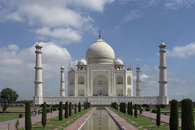 Delhi-Agra-Delhi One Day Trip By India's Superfast Train - Agra Fort and its view toward the Taj