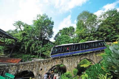Dinner at Penang Hill Including Train Ride