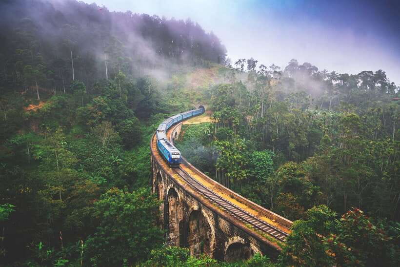 Ella Day Tour with Scenic Train Ride & Tea Plantation Visit - Ravana Falls for a cool break