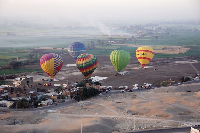 Enjoy 3 days Aswan,Luxor,Abu Simbel,Nubian village,Balloon&train from Cairo - A sunrise balloon flight over Luxor
