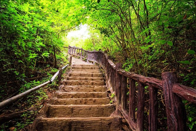 Erawan Waterfall & Train Tour from Kanchanaburi – Full Day - The Death Railway area at Tham Krasae