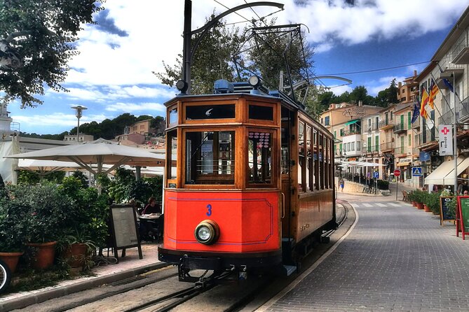 Excursion to Sóller and Puerto de Sóller with train and tram - The Sóller train through the Tramuntana mountains