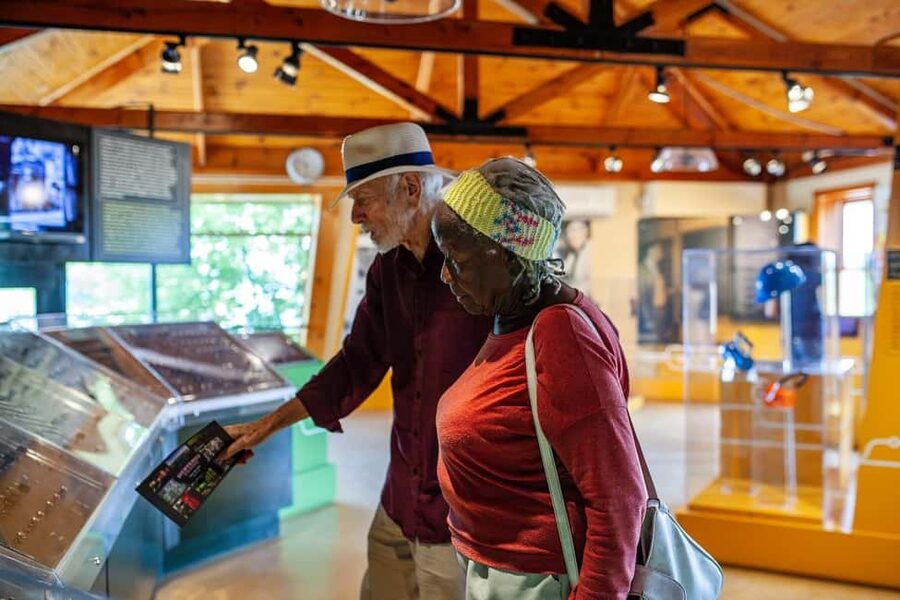 Exporail, the Canadian Railway Museum - Starting in the tunnel with more than 400 artifacts