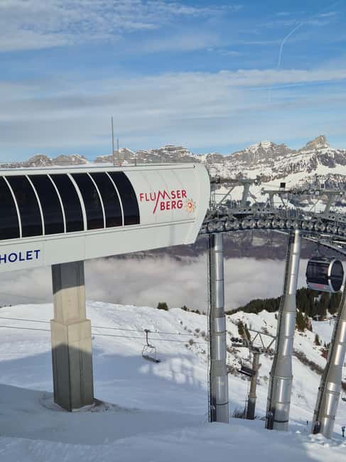 Flumserberg Day Trip: Train + Cable Car + Snow Fun - Four hours to ski, sled, walk, or simply enjoy the snow