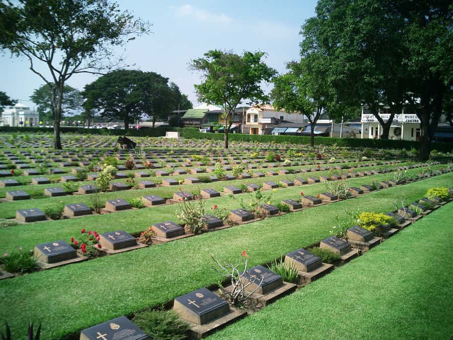 From Bangkok: Death Railway & River Kwai Bridge Private Tour - Kanchanaburi War Cemetery is the quietest stop
