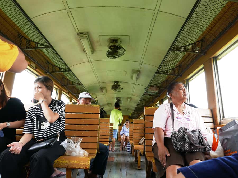 From Bangkok: Death Railway & River Kwai Bridge Private Tour - Riding the Death Railway toward Tham Krasae