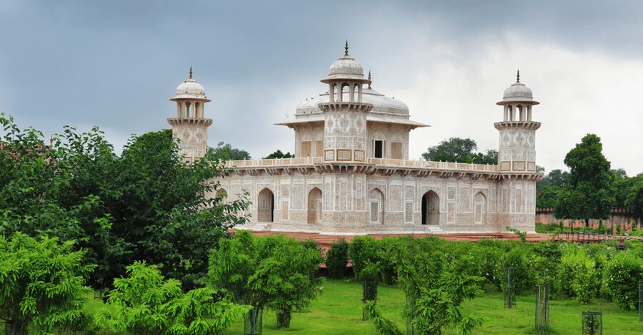 From Delhi: Private Taj Mahal & Agra Day Trip by Car or Rail - Baby Taj: delicate marble work in a quieter setting