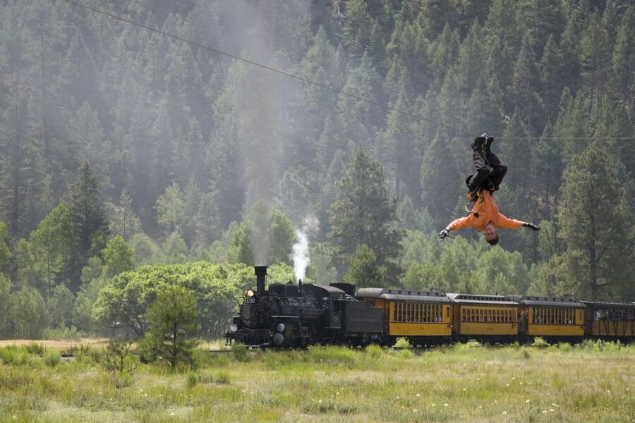 From Durango: All-Day Zipline Adventure with Train & Lunch - First class from Durango into the San Juan National Forest