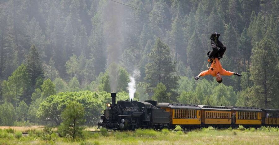 From Durango: All-Day Zipline Adventure with Train & Lunch - Twenty-seven ziplines through ponderosa pines
