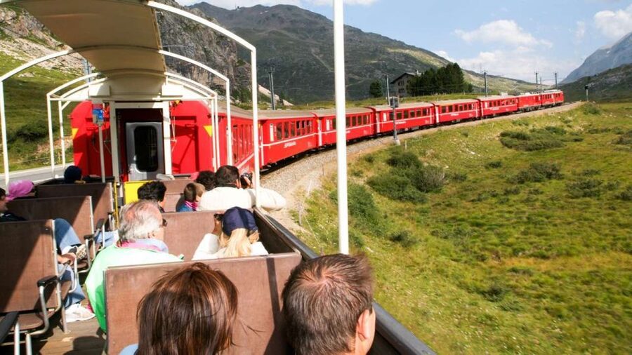From Lake Como: Bernina Red Train Tour to St. Moritz - Free time in St. Moritz