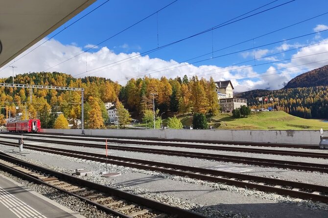 From Lake Como or Milan: Bernina Red Train Tour - Lake Silvaplana and the outdoor setting