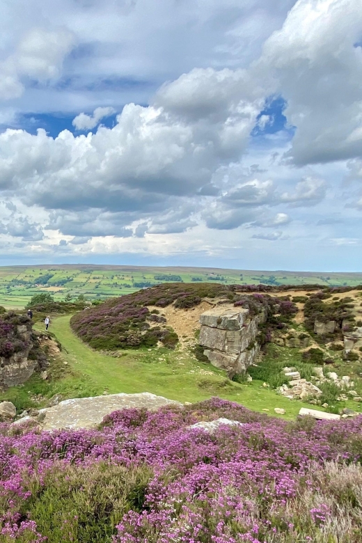 From London: The North York Moors with Steam Train to Whitby - Byland Abbey and the first view of the moors