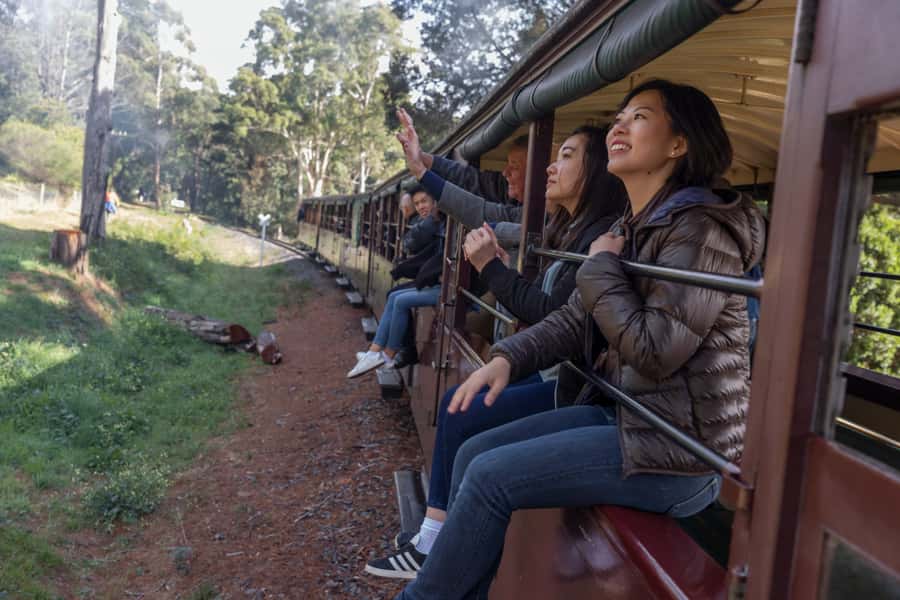From Melbourne: Puffing Billy Steam Train & Wildlife Tour - Riding Puffing Billy from Belgrave to Lakeside
