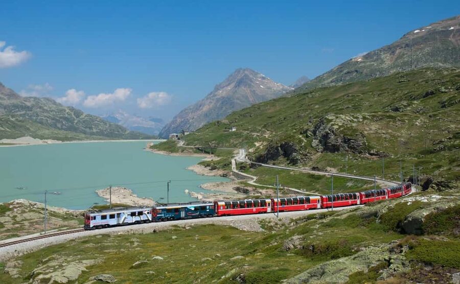 From Milan: Bernina Express Train and St. Moritz Tour by Bus - Tirano gives you more than a train platform