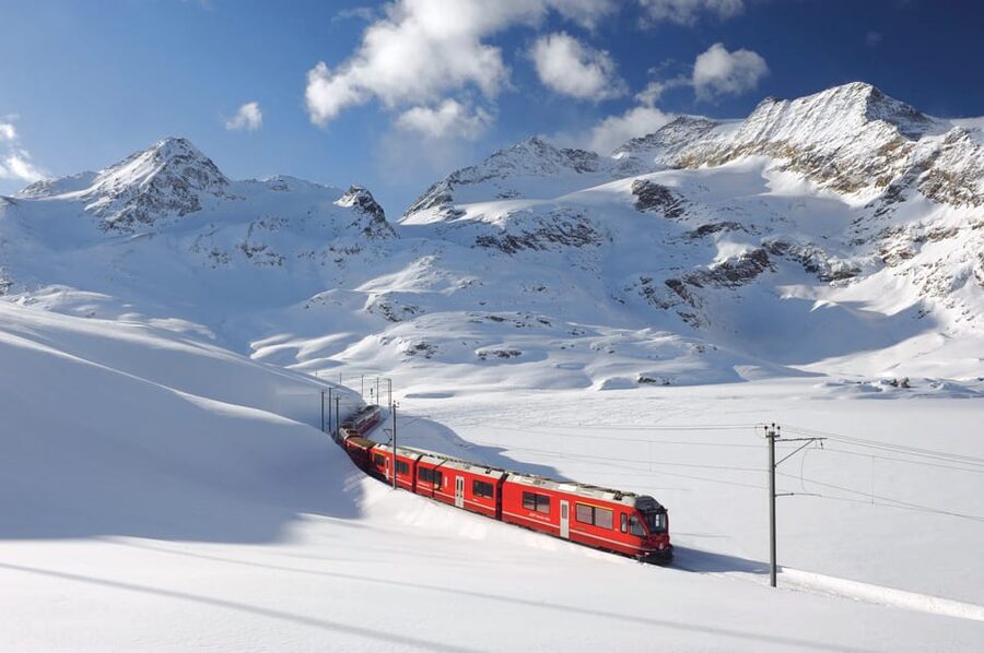 From Milan: Bernina Red Train to St Moritz Guided Tour - Key points at a glance