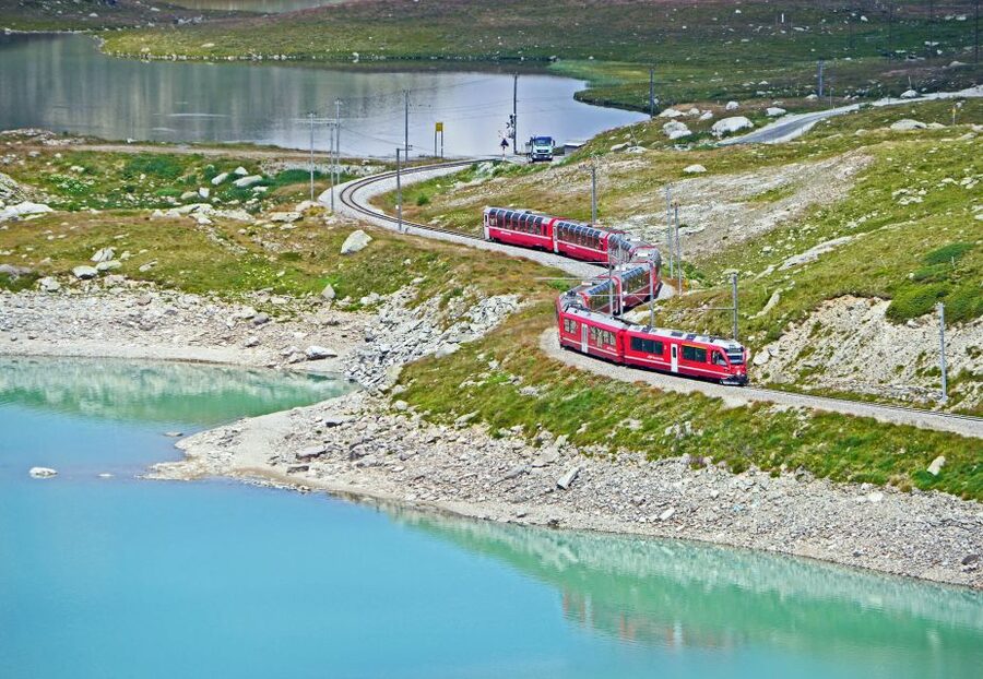 From Milan: Bernina Train and St. Moritz Day Trip - Tirano and the change to the red train
