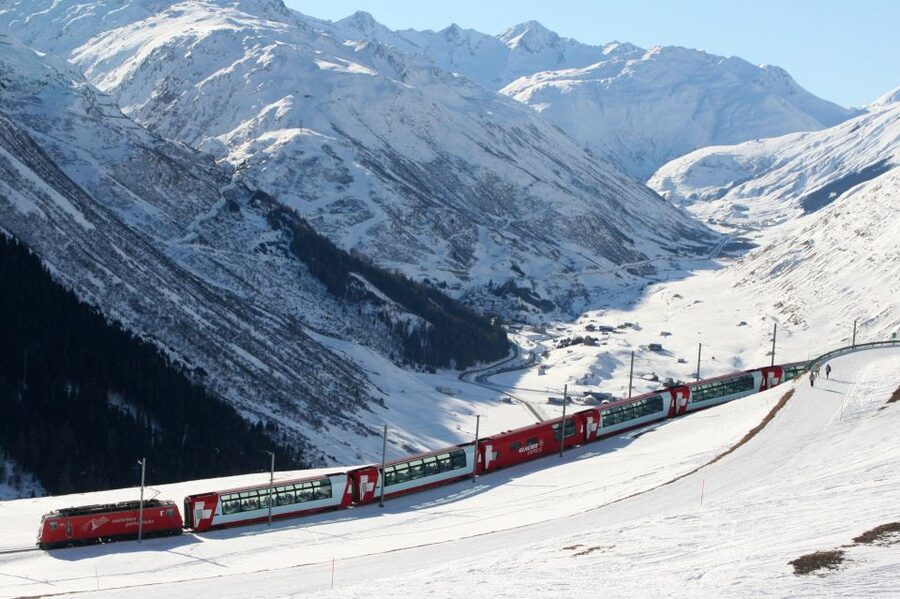 From Milan: Bernina Train and St. Moritz Day Trip - The Bernina railway through Val Poschiavo