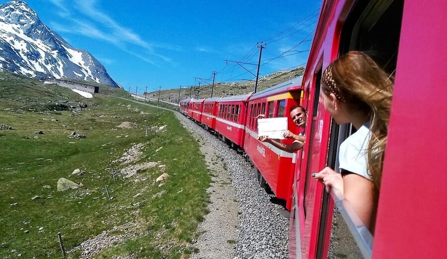 From Milan: Bernina Train, Swiss Alps & St. Moritz Day Trip - St. Moritz in 105 minutes