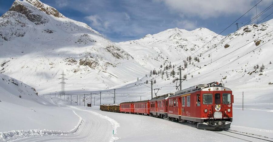 From Milan: Lake Como Cruise, St. Moritz & Bernina Red Train - The Maloja Pass and the road to St. Moritz