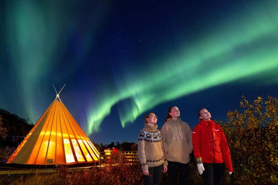 From Narvik: The Northern Lights Arctic Train Guided Tour - The guide adds meaning to the waiting time
