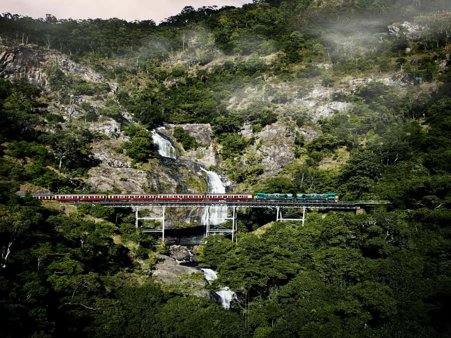 From Port Douglas: Kuranda Tour with Skyrail & Scenic Train - The Kuranda Scenic Railway Takes the Long Way Down
