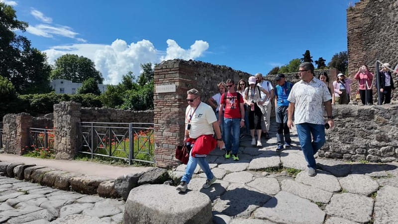 From Rome: Pompeii Ruins Tour with Expert Guide & Fast Train - The journey back to Rome