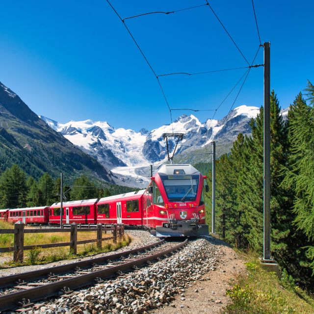 From Saint Moritz: Bernina Red Train to Tirano - Tirano gives you an independent afternoon