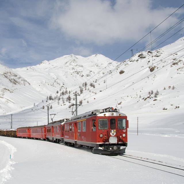 From Saint Moritz: Bernina Red Train to Tirano - Regional train or Bernina Express?