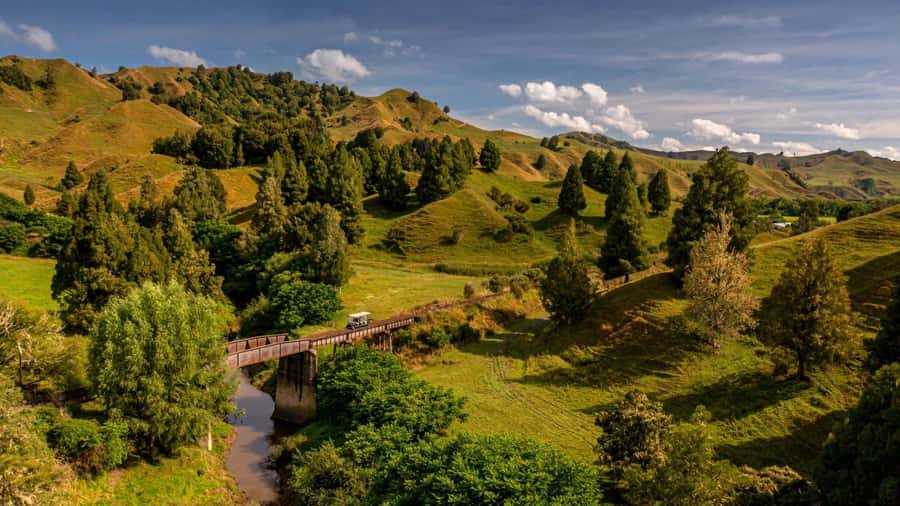 From Taumarunui: The Republic Rail Cart Adventure - Starting at Okahukura, not the motel