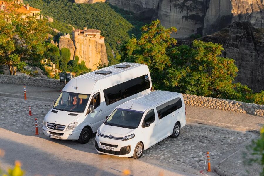 From Thessaloniki: Train Trip to Meteora & Monastery Tour - Entering three monasteries