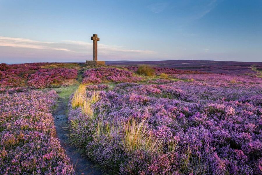 From York: Moors, Whitby, and the Yorkshire Steam Railway - Snod Hill, the RAF pyramid, and the Hole of Horcum