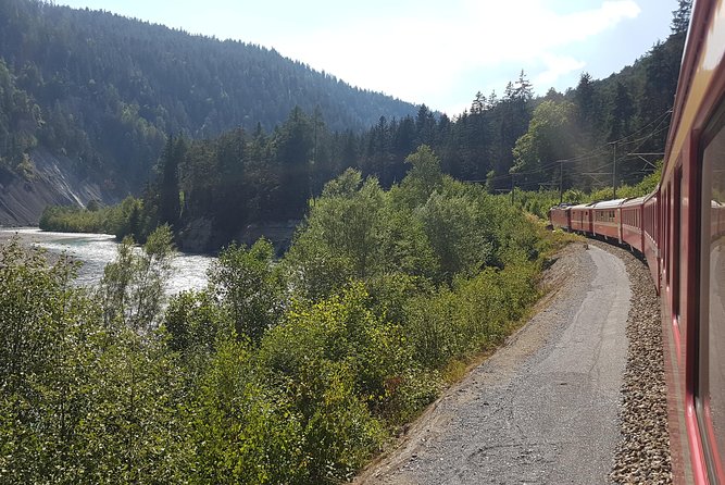 Glacier Express Panoramic Train Round Trip in one Day Private Tour from Bern - A three-course lunch beside the window