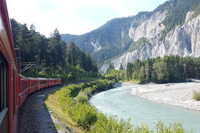 Glacier Express Panoramic Train Round Trip in one Day Private Tour from Luzern - Andermatt offers another ten-minute stop
