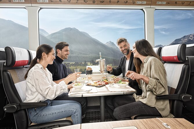 Glacier Express Panoramic Train Round Trip in one Day Private Tour from Luzern - Chur gives you one useful hour